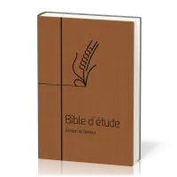 Bible d'étude Semeur 2015 couverture souple brune tranche blanche