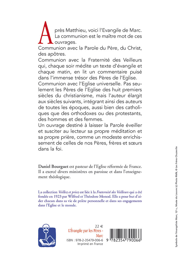 EVANGILE MEDITE PAR LES PERES (L') - MARC