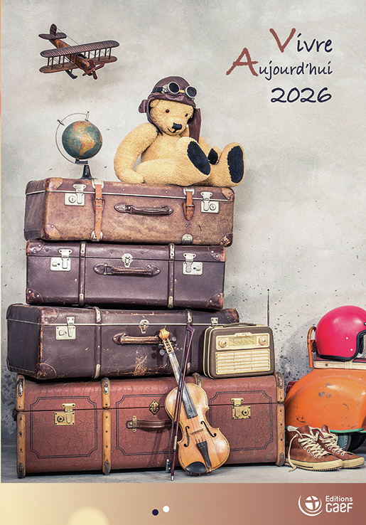 CALENDRIER VIVRE AUJOURD'HUI BROCHE