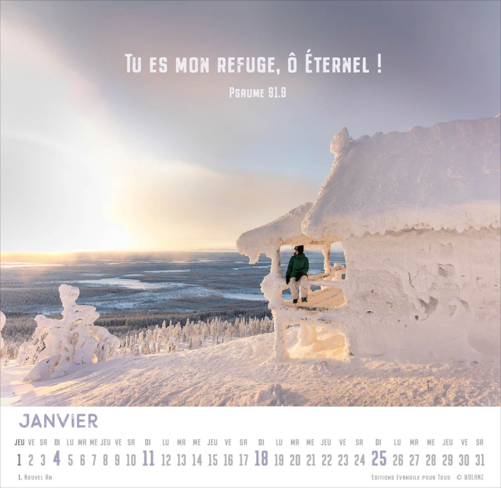 Calendrier Liberté - de table