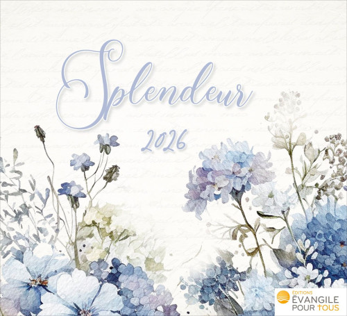 Calendrier Splendeur - de table