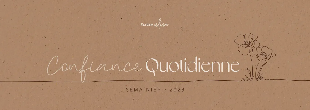 Calendrier Confiance quotidienne - semainier