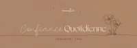 Calendrier Confiance quotidienne - semainier