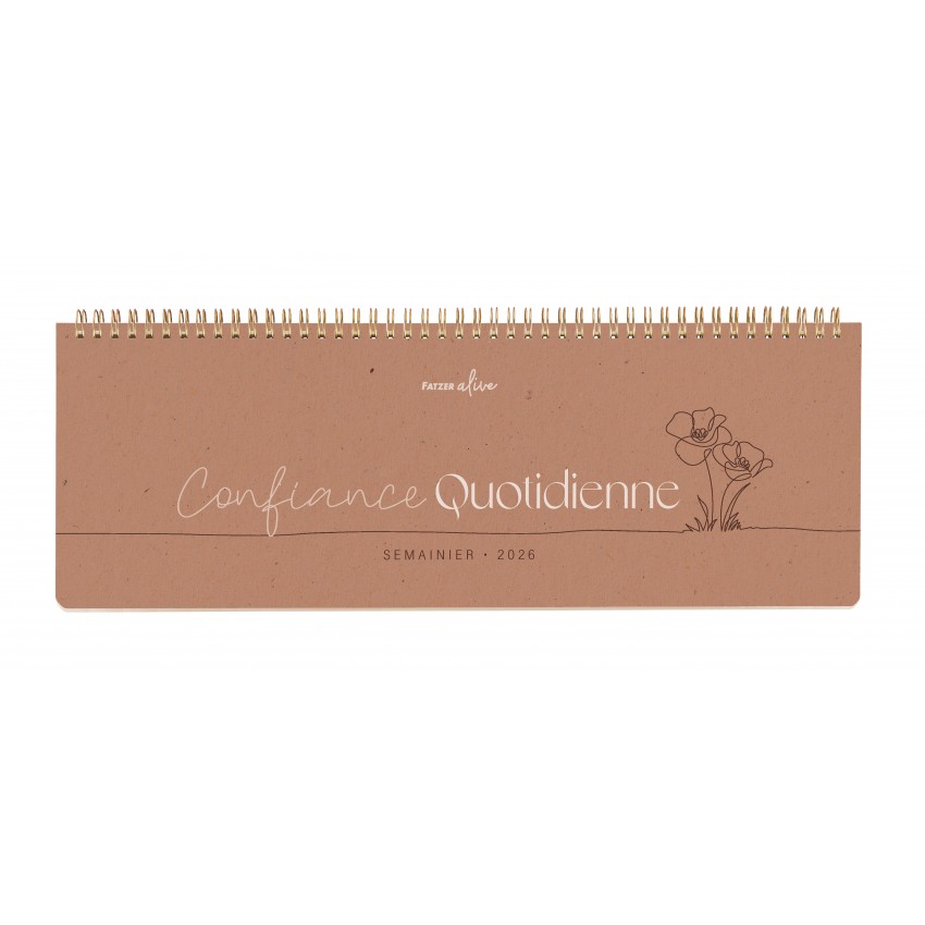 Calendrier Confiance quotidienne - semainier