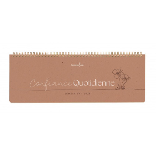 Calendrier Confiance quotidienne - semainier