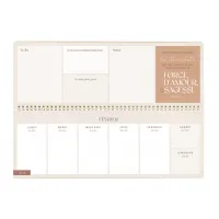 Calendrier Confiance quotidienne - semainier