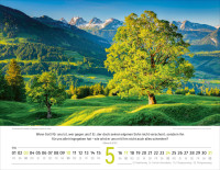 Calendrier Paysages Suisses - allemand