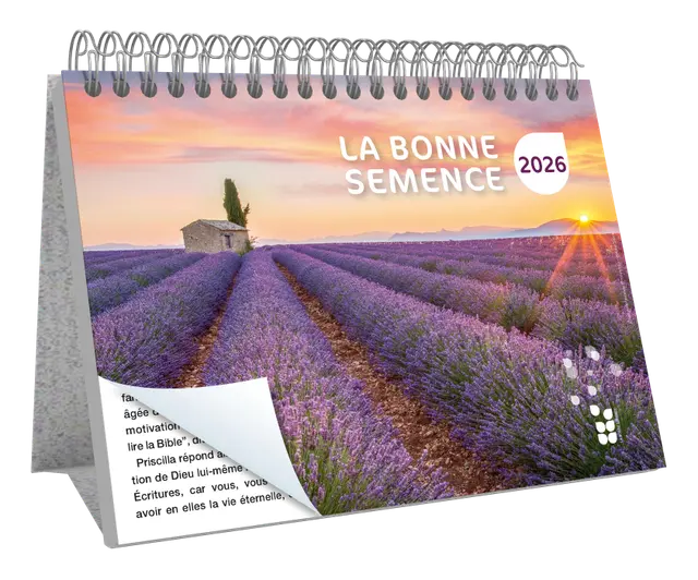 Calendrier Bonne Semence Français A4 - Gros caractères