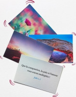 Lot de 50 mini cartes Promesse de Dieu
