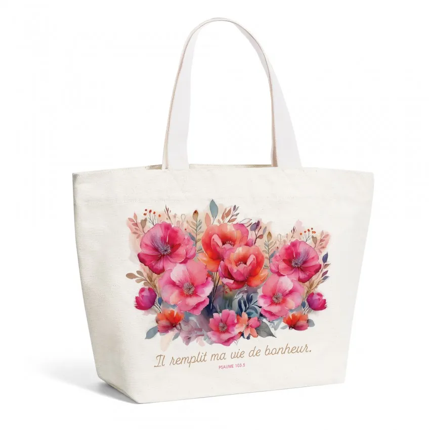 Tote-bag - Il remplit ma vie de bonheur