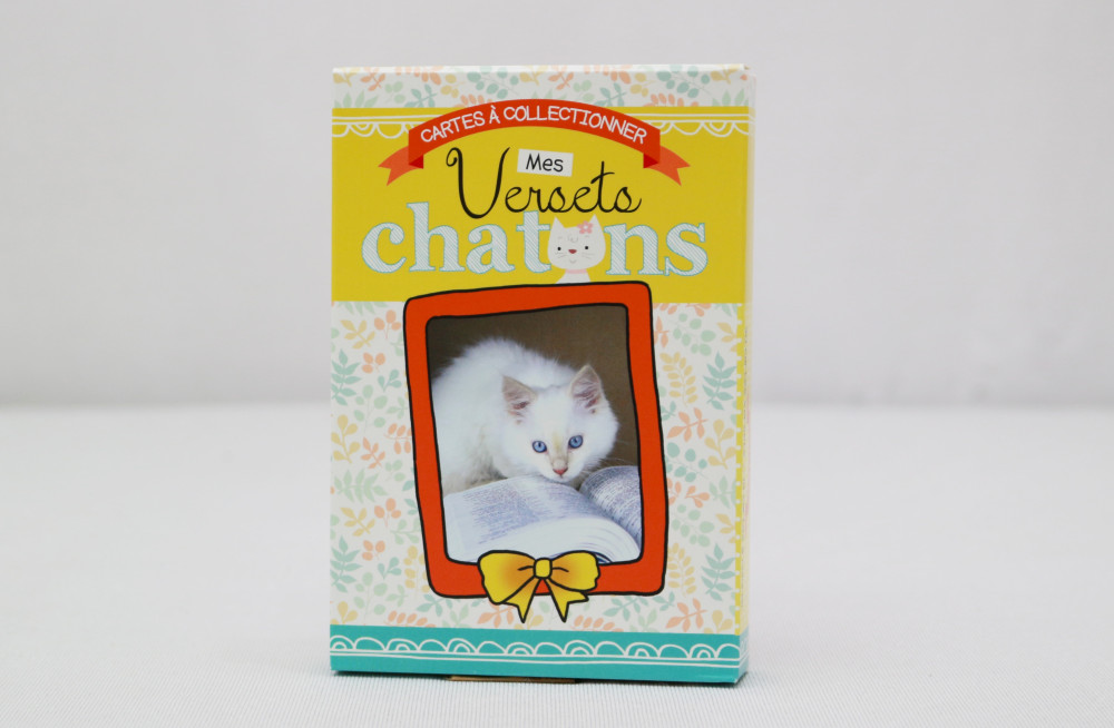 Mes versets chatons- cartes à colorier