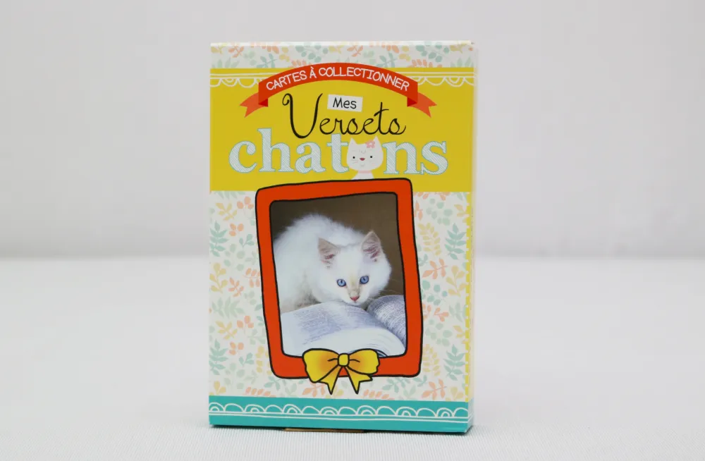 Mes versets chatons- cartes à colorier