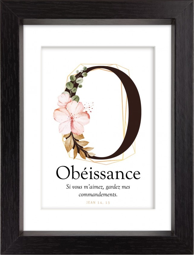 Mon cadre inspiration - O comme Obéissance
