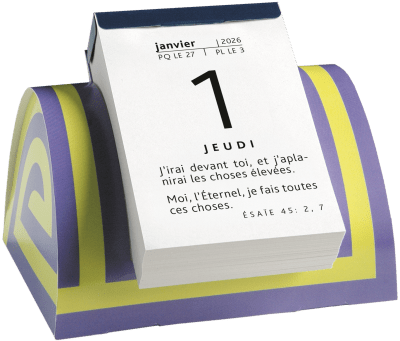 Calendrier Parole pour aujourd'hui - modèle de table 2