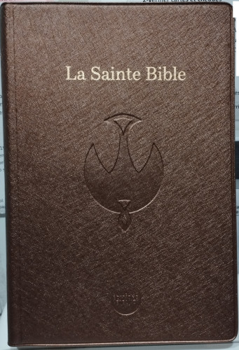 BIBLE COLOMBE - SOUPLE VINYLE - BEIGE