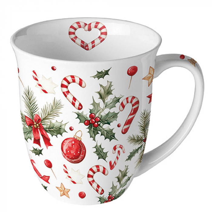 Mug 0.4 L - Christmas elements
