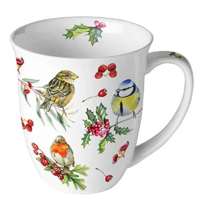 Mug 0.4 L  - Oiseaux en hiver