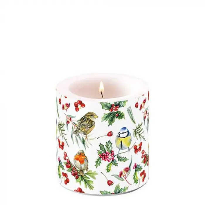 Bougie petite Oiseaux en hiver (Birds in winter)