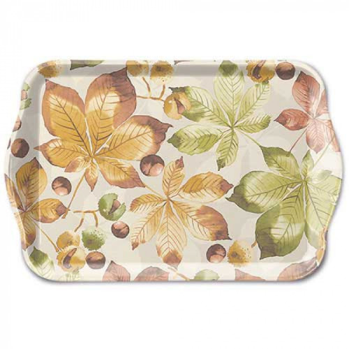 Plateau petit Châtaignes  (Tray melamine Castanea)