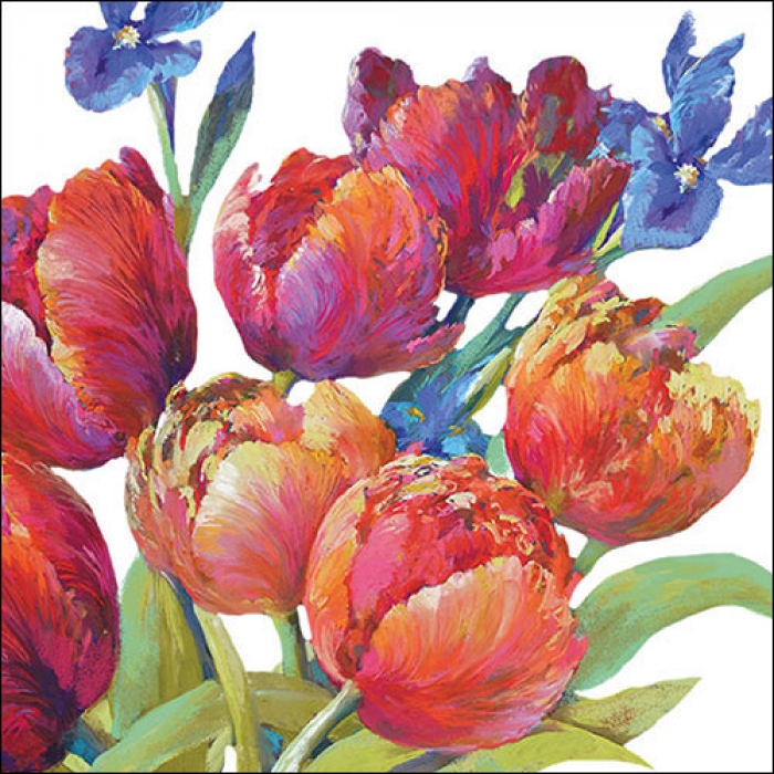 Serviette grande Tulipes of joy