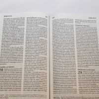 Bible Segond 21 compacte (premium style) - couverture souple toilée motif jeans, avec fermeture écl