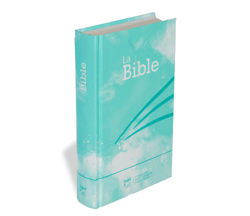 Bible Segond 21 compacte - couverture rigide motif bleu turquoise