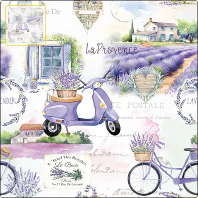 Serviette grande La Provence