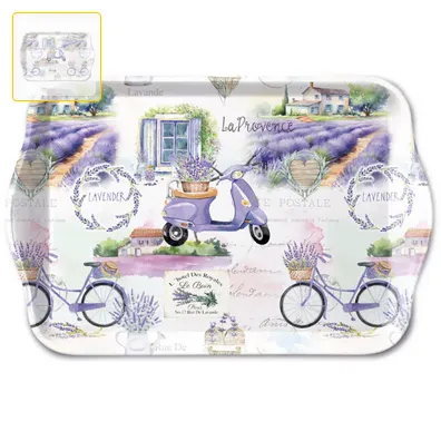 Plateau petit La Provence  (Tray melamine La Provence)