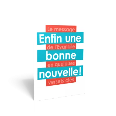 ENFIN UNE BONNE NOUVELLE!