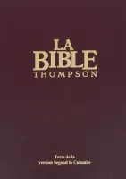 Bible Thompson version Colombe - Couverture rigide grenat, avec onglets