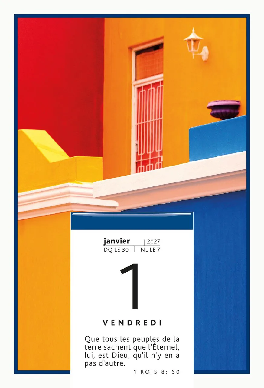 Calendrier Parole pour aujourd'hui à effeuiller - 1 verset