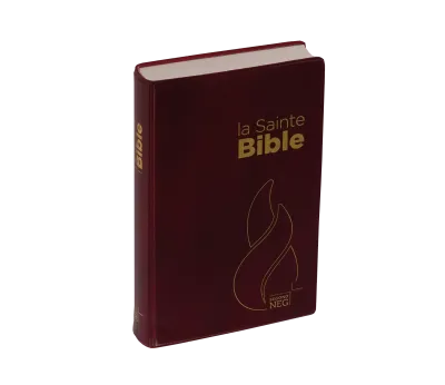 Bible NEG compact PCV grenat