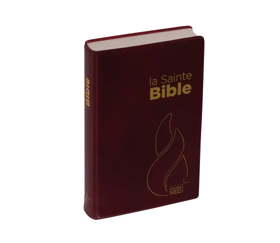Bible NEG compact PCV grenat