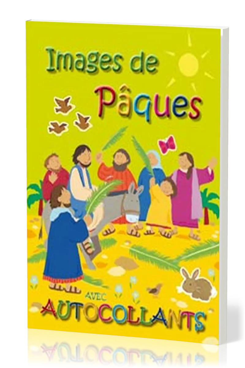 IMAGES DE PAQUES AVEC AUTOCOLLANTS
