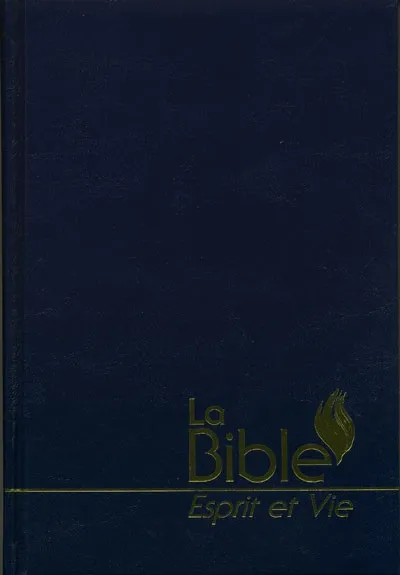 BIBLE SEGOND ESPRIT ET VIE SIMILI CUIR TRANCHE OR