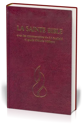 BIBLE NEG SCOFIELD RIGIDE GRENAT