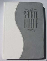 Bible Segond Esaïe 55 souple similicuir duo blanc/gris 325B