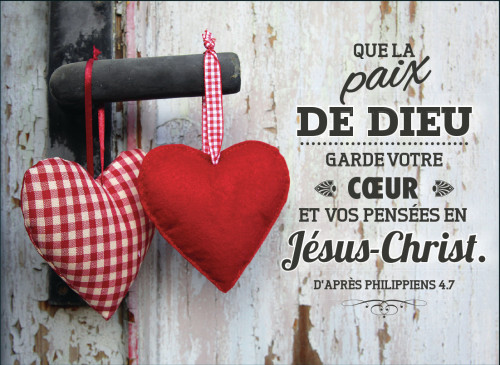 MAGNET QUE LA PAIX DE DIEU GARDE VOTRE COEUR