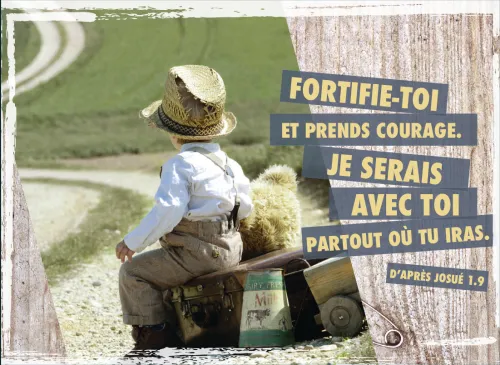 Magnet fortifie-toi et prends courage