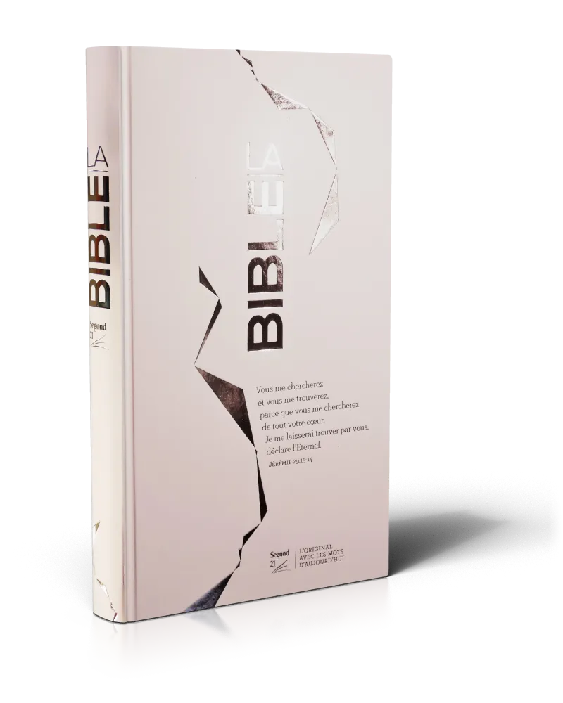 BIBLE SEGOND 21 SLIM RELIEE ARGENTEE