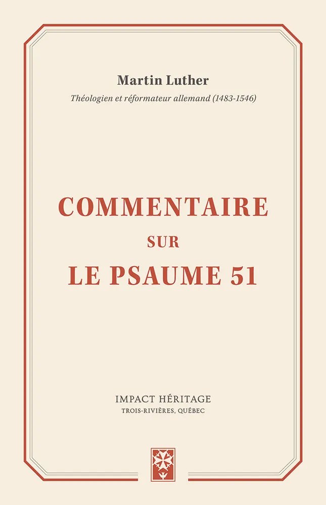 COMMENTAIRE SUR LE PSAUME 51