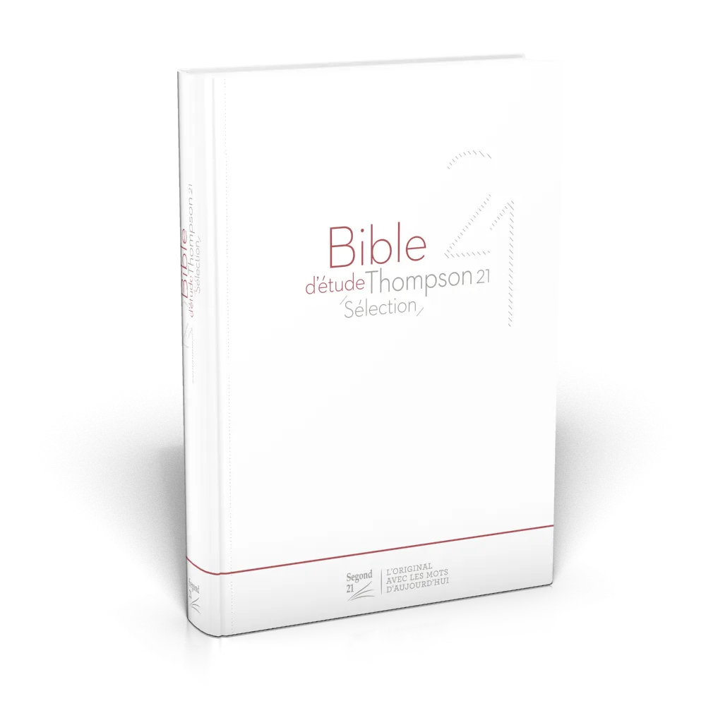 BIBLE D'ETUDE THOMPSON 21 SELECTION, COUVERTURE SOUPLE BLANCHE