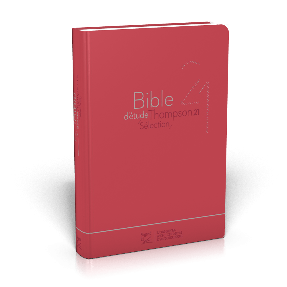 BIBLE D'ETUDE THOMPSON 21 SELECTION, COUVERTURE SOUPLE ROUGE