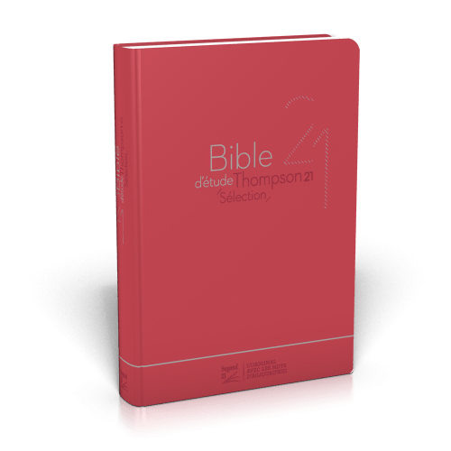 BIBLE D'ETUDE THOMPSON 21 SELECTION, COUVERTURE SOUPLE ROUGE