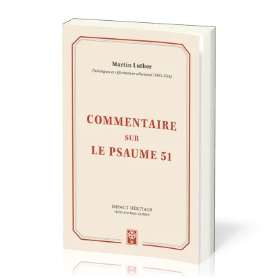 COMMENTAIRE SUR LE PSAUME 51