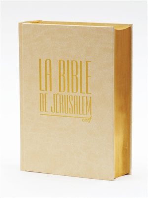 Bible de Jérusalem compacte reliée blanche