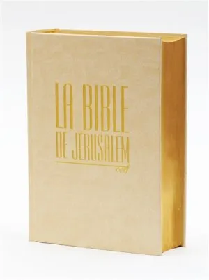 Bible de Jérusalem compacte reliée blanche