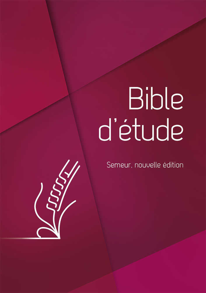 Bible du Semeur 2015 étude rigide rouge