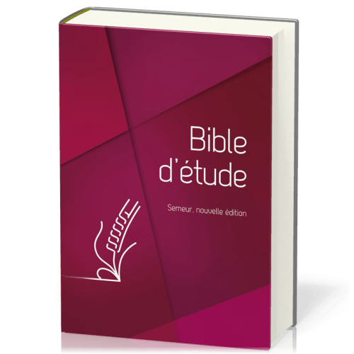 Bible du Semeur 2015 étude rigide rouge