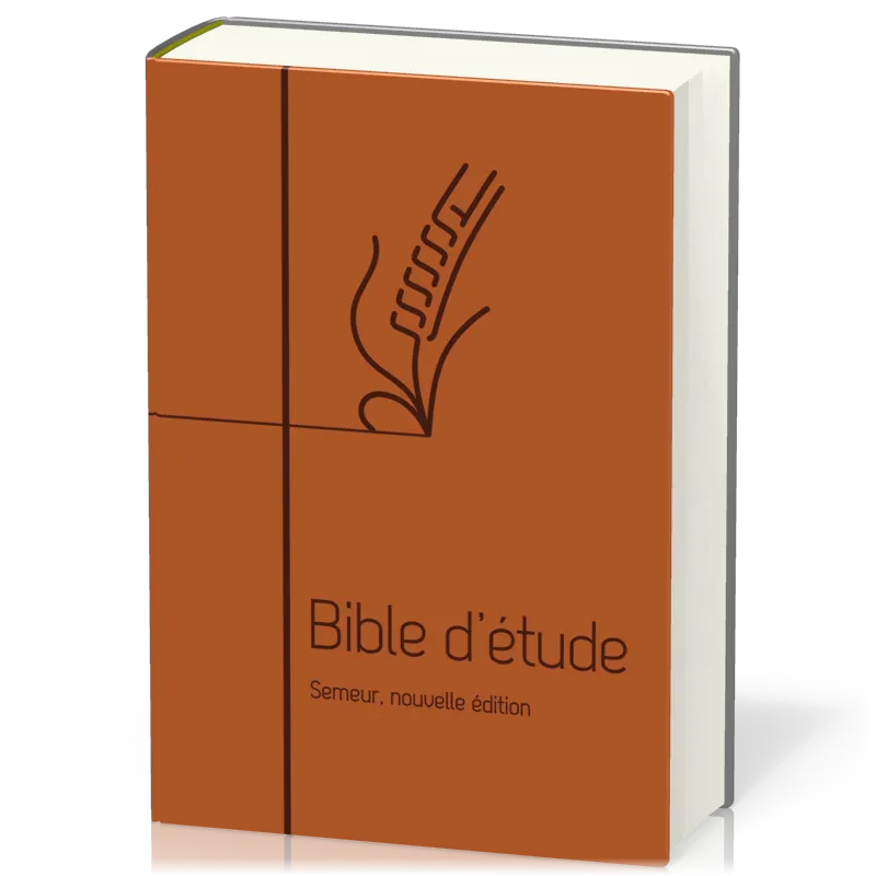 Bible du Semeur 2015 étude souple marron